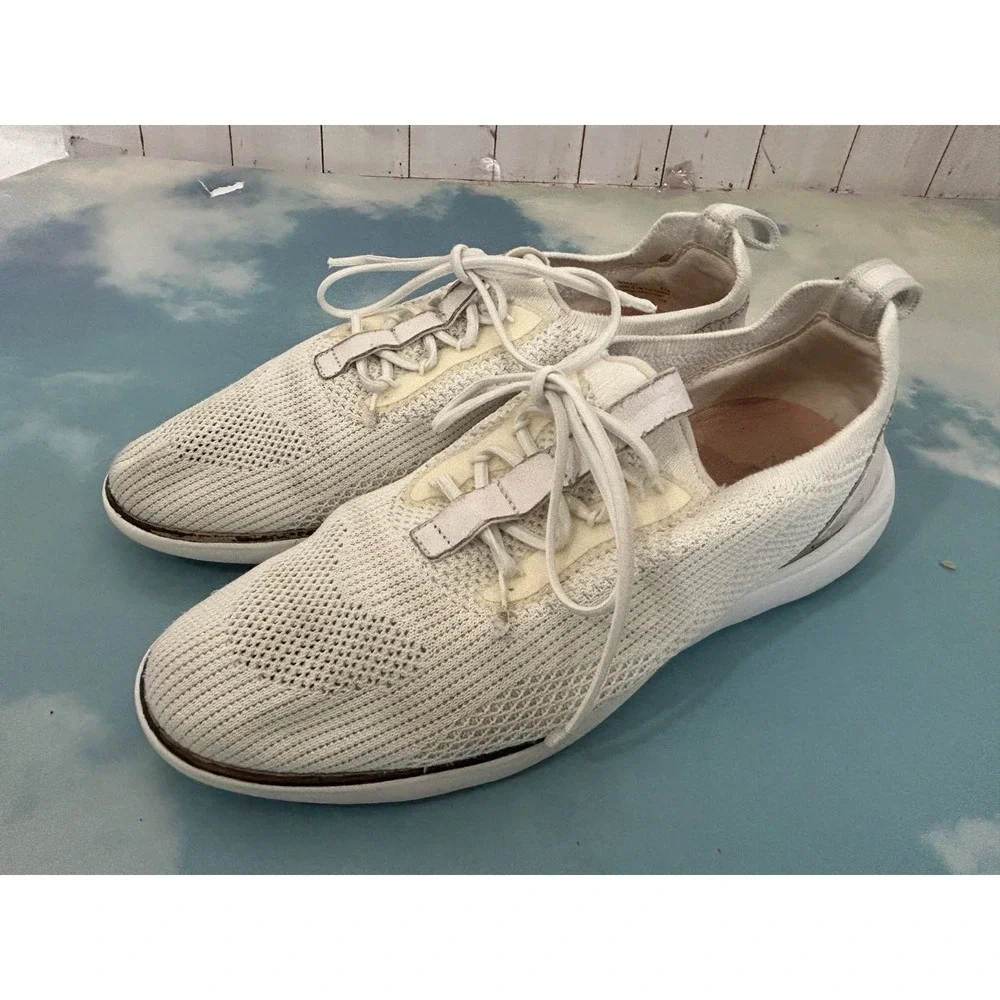 Cole Haan Zerogrand Wingtip Stitchlite‎ Oxfords White Women's Size 8.5 B W18212